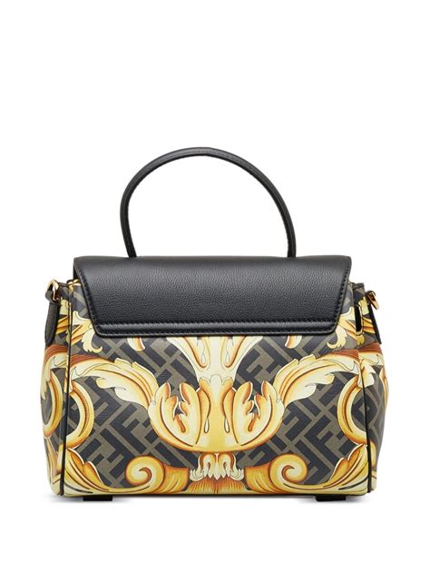 versace medusa leather satchel|farfetch Versace la medusa.